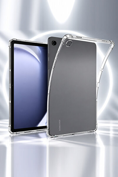 halkhouse Samsung Galaxy Tab A11 Uyumlu Şeffaf Tablet Kılıfı Darbe Korumalı E...
