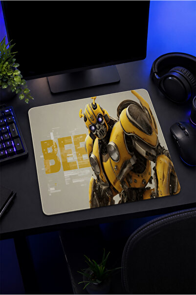 Cyber-Bee Neon Glitch Mousepad 40x30 (3mm)