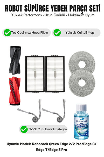 Asgard Grup Roborock Qrevo Edge 2/2 Pro/Edge C/Edge T/Edge 3 Pro Συμβατό με 1...