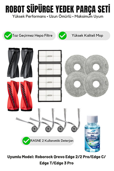 Asgard Grup Roborock Qrevo Edge 2/2 Pro/Edge C/Edge T/Edge 3 Pro Συμβατό με 2...