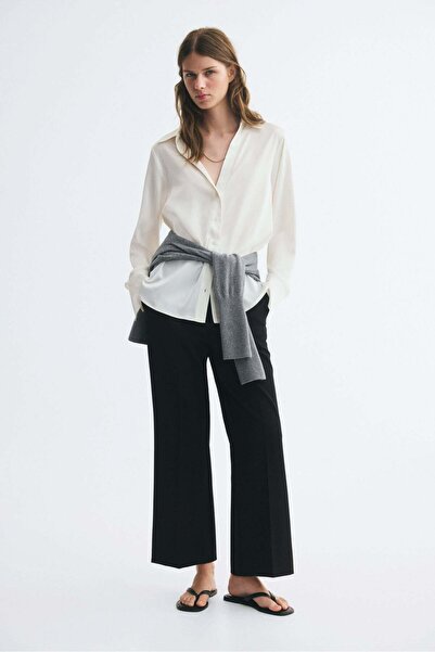 H&M Bootcut ankle-length trousers