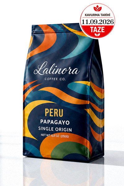 Lalinora Coffee Co - Peru Papagayo Çekirdek Kahve 250G Espresso & Filtre- SCA...