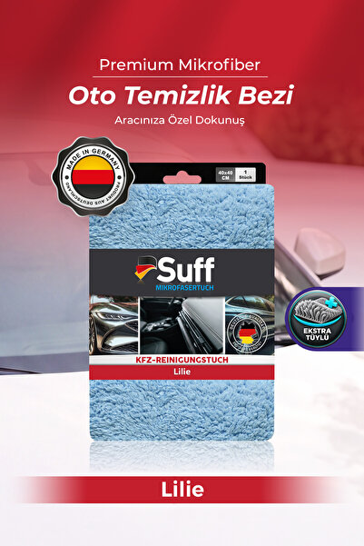 Suff ليلى قماش تنظيف السيارات 40x40 - أزرق