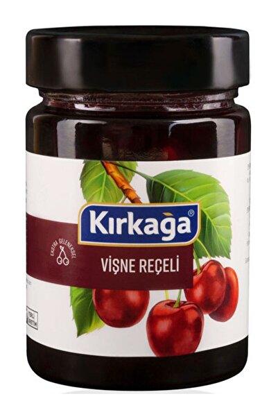 Kırkağa Geleneksel Vişne Reçeli 400 g - Meyve Dilimli Kahvaltılık