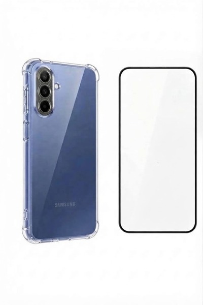 Primo Plus غطاء شفاف مقاوم للصدمات 5D لهاتف سامسونج A57 مع واقي شاشة