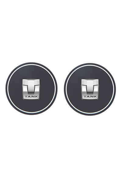 Choice TANK Silica gel 2Pcs Car Coaster Water Cup Bottle Holder Anti-slip Pad...