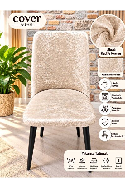 COVER TEKSTİL Large Oval Chair Cover