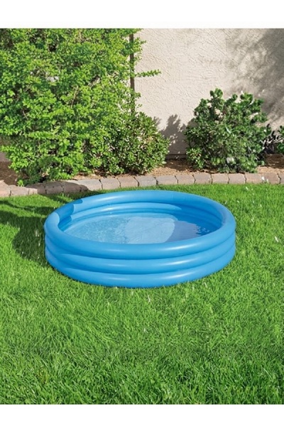 FULLJOY مسبح دائري 3 طبقات نفخ 102x25سم -26-51024 بثلاثه الوان