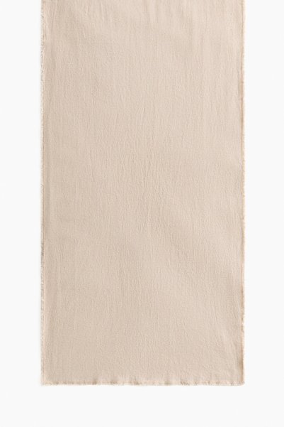 H&M Keten Karışımlı ve Püsküllü Runner