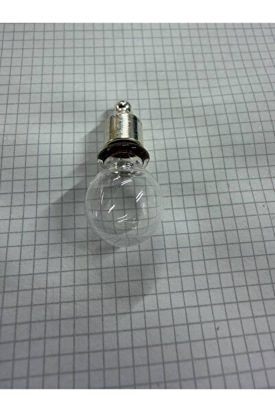 zerzembe Mini Cam Şişe Kolye Ucu Metal Kapaklı Boş Mini Dilek Şişesi Kolye Ucu 1 adet