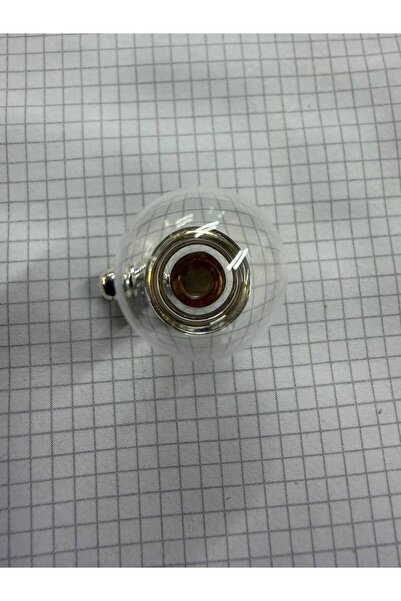 zerzembe Mini Cam Şişe Kolye Ucu Metal Kapaklı Boş Mini Dilek Şişesi Kolye Ucu 1 adet