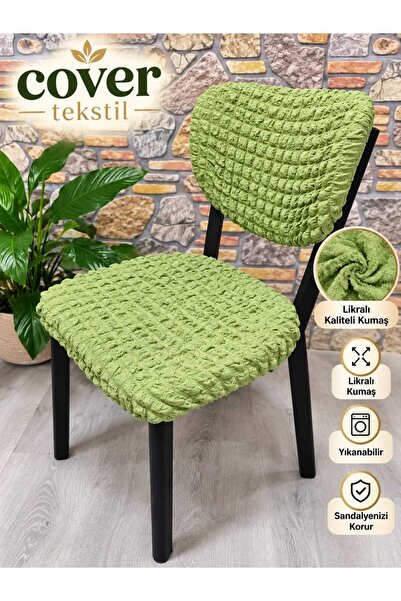 COVER TEKSTİL ELMA SANDALYESI KILIFI
