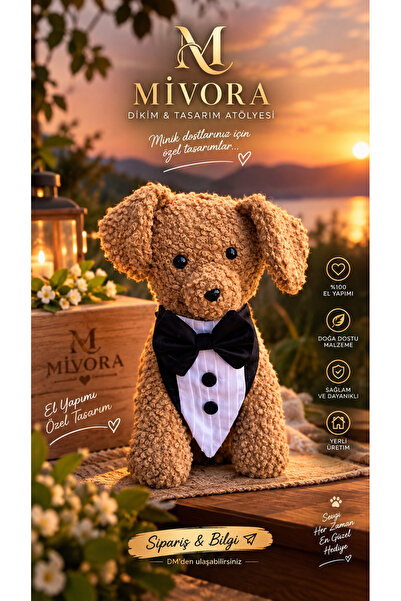 Özel Tasarım petshop Papyon fular