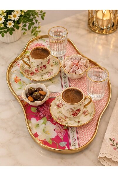 Genel Markalar Çay kahve sunum tepsisi 2’li