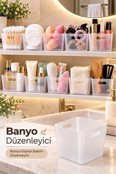 İndirimKap Banyo Diş Ipi & Kulak Pamuğu & Pamuk & Takı Saklama Kutusu 1 Adet ...