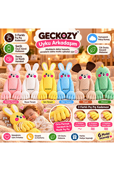 GECKOZY ™ Uyku Arkadaşım PIŞPIŞ Mekanizmalı