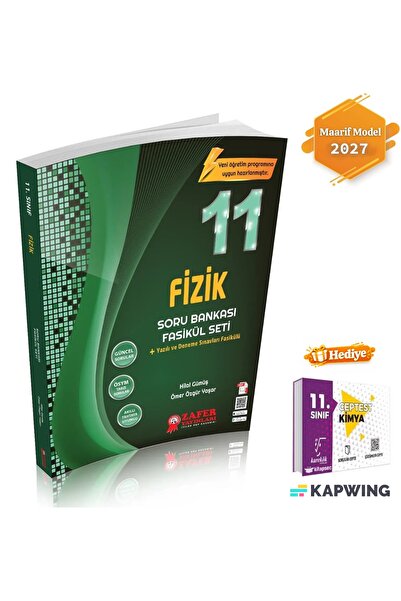 Zafer Yayınları 11. Sınıf Fizik Soru Bankası 2027 Maarif Model