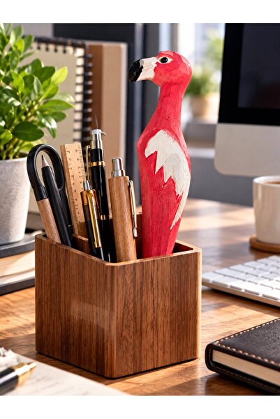 zerzembe Linden Tree Hand Carved Animal Figured Pen Ballpoint Pen