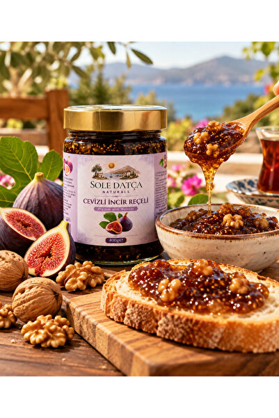 SOLE DATÇA CEVİZLİ İNCİR REÇELİ 400 GR