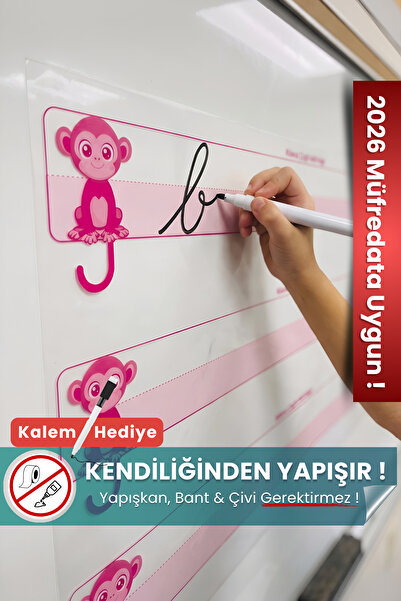 Pi Papers Kılavuz Çizgili - Elektrostatik Özellikle Tutunan, Yazılıp Silinebi...