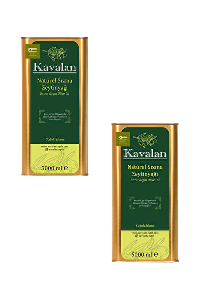 Kavalan 2x5 Lt Kuzey Ege Soğuk Sıkım Nat. Sızma Zeytinyağı