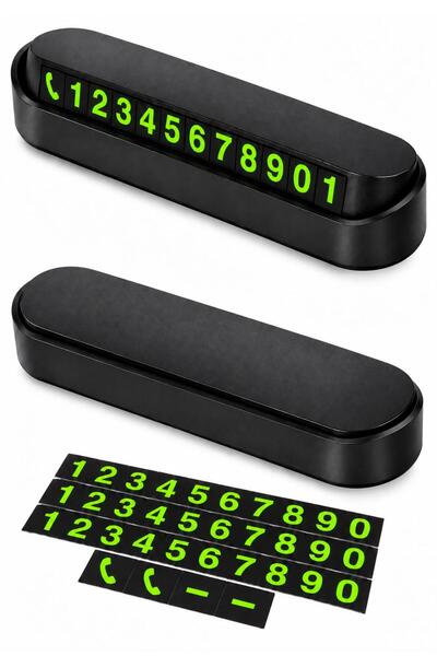 jetfast 2 Pcs Car Interior Parking Number Numberer Parking Phone Number Car T...