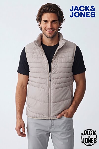 Jack & Jones Jack&Jones Men's Light Puffer Vest Bw Collar Jjestate 6987