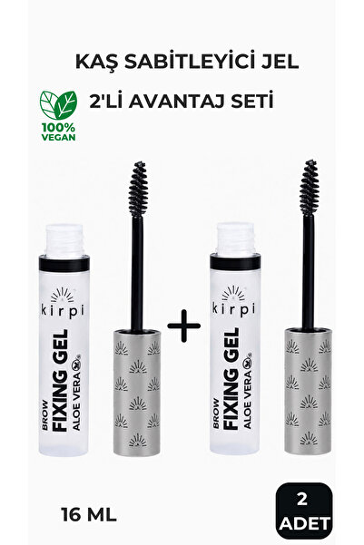Kirpi Eyebrow Fixing Gel -brow Fixing Gel Aloe Vera 8ml, 2 Pack Advantageous