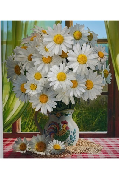 DUCK HOBY 50x40 Boncuklu Taş Mozaik Elmas Goblen Pano Tablo Resim Boncuk Puzz...