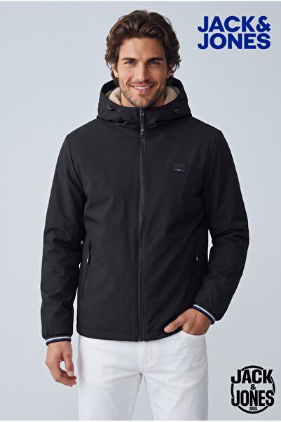 Jack & Jones Premium Series Jprblualves Erkek Rüzgar Soğuk Geçirmez Mont Siyah