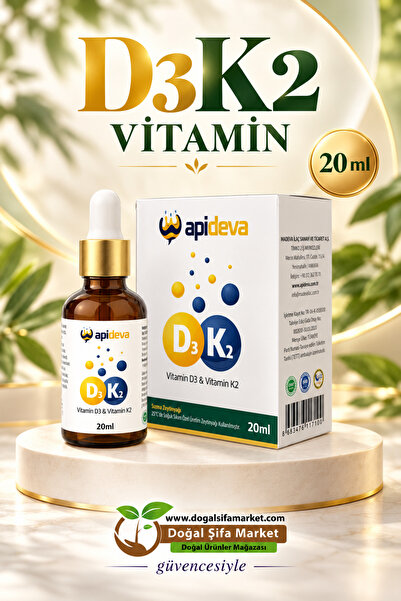 apideva - D3k2 (D3 VE K2 VİTAMİNİ) Gimdes Sertifikalı