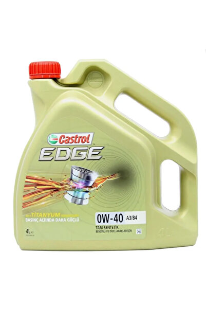 CASTROL Edge 0W40 4 Lt Tam Sentetik Motor Yağı