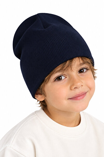 LUESS Çocuk Unisex Fitilli Kışlık Bere