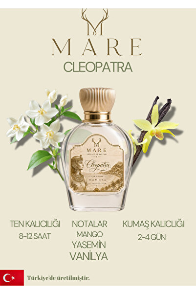 Cleopatra Kadın Parfümü - Extrait De ParFüm 50 ML