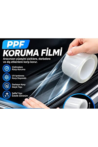 OSSOFOL 48cmx10mt Ppf Tpu Araba Boya Koruma Kaput Koruma Filmi Poliüretan 48c...