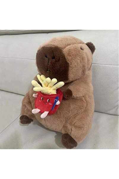bilger Capybara Peluş Çanta Sevimli Yumuşak Sırt Çantası 30cm