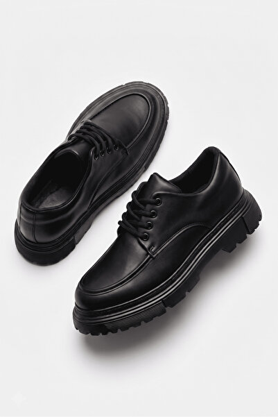 Zerenyus Zrk-x6 premium high quality black daily men's lace-up classic shoes
