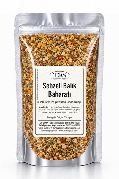 TOS The Organic Spices Renata'nın Fırında Sebzeli Balık Baharatı 100 gr Renat...