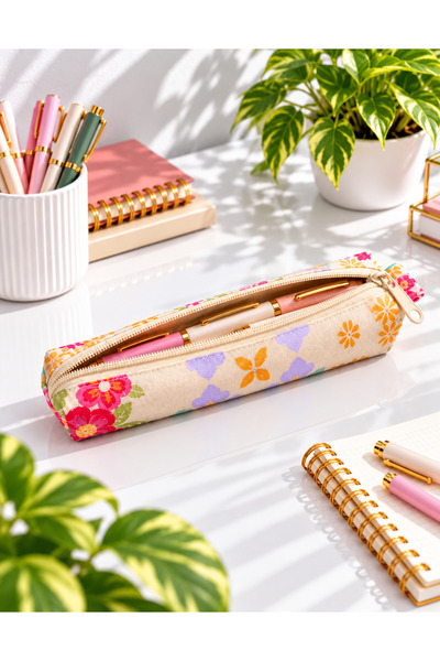 in steilla Sausage Pencil Case Slim Long School Pencil Holder..