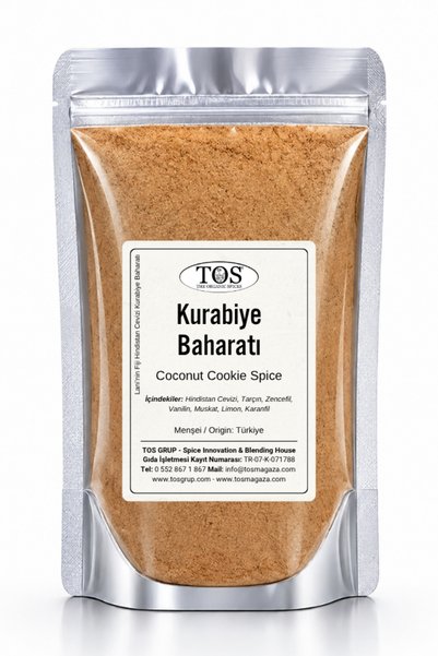 TOS The Organic Spices Lani’nin Fiji Hindistan Cevizi Kurabiye Baharatı 100 g...
