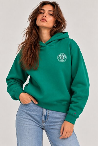Tommy Hilfiger TH circle hoodie regular fit – women