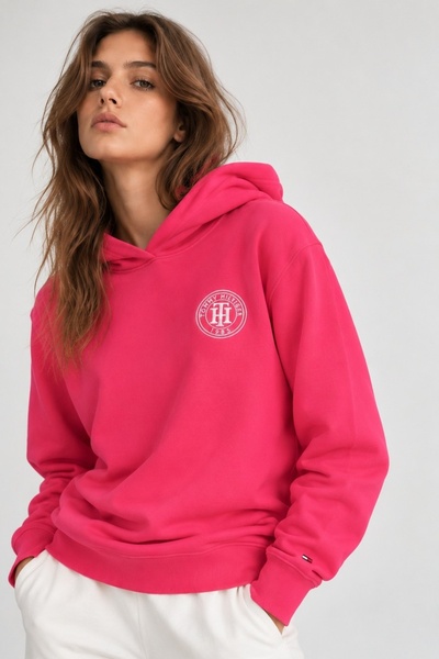 Tommy Hilfiger TH circle hoodie regular fit – women