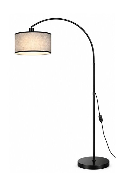 Generic مصباح أرضي منحني بتصميم كلاسيكي من دومويك، إضاءة LED قائمة بذاتها