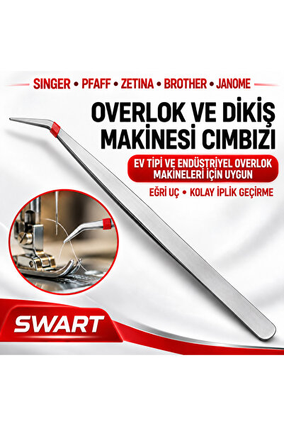 Swart SİNGER PFAFF ZETİNA OVERLOK CIMBIZ