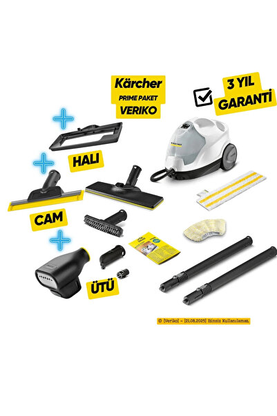 Karcher Sc 4 Easyfix Buharlı Temizlik Makinesi + Cam Temizleme Aparatı + Buha...