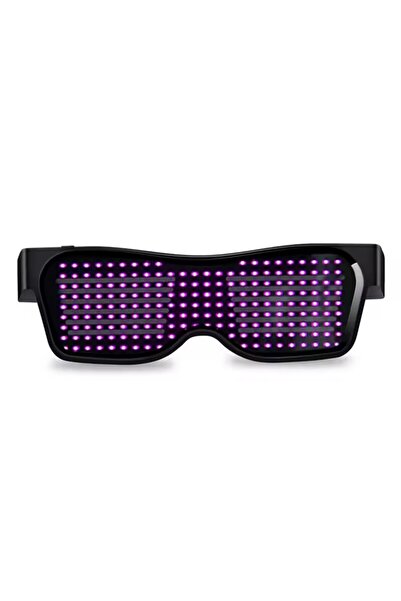 Choice Pink Led Party Glasses Multilingual USB Charge Led Flashing Luminous E...