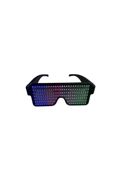 Choice MULTI Led Party Glasses Multilingual USB Charge Led Flashing Luminous ...