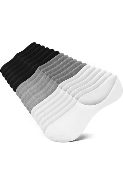 GENERAL 9 Pairs Women's No Show Socks - Thin Low Cut Invisible Cotton Liner, ...