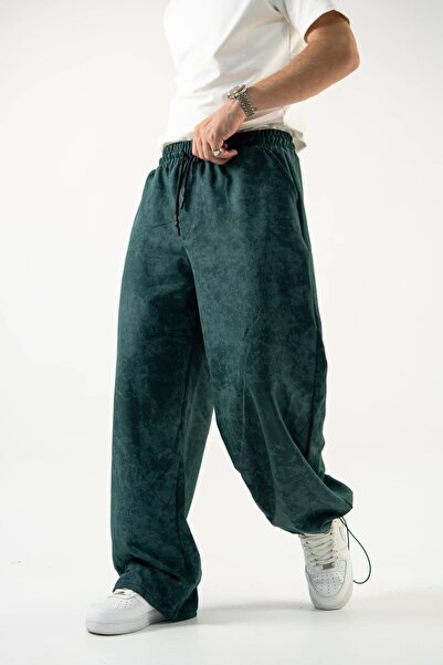 Gerusta Erkek Yeşil Batik Baggy Pantolon GRS1252