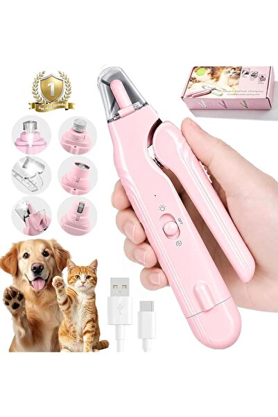 NIUBI 2-in-1 Dog Nail Grinder & Dog Nail Clippers Trimmers for Large Medium S...